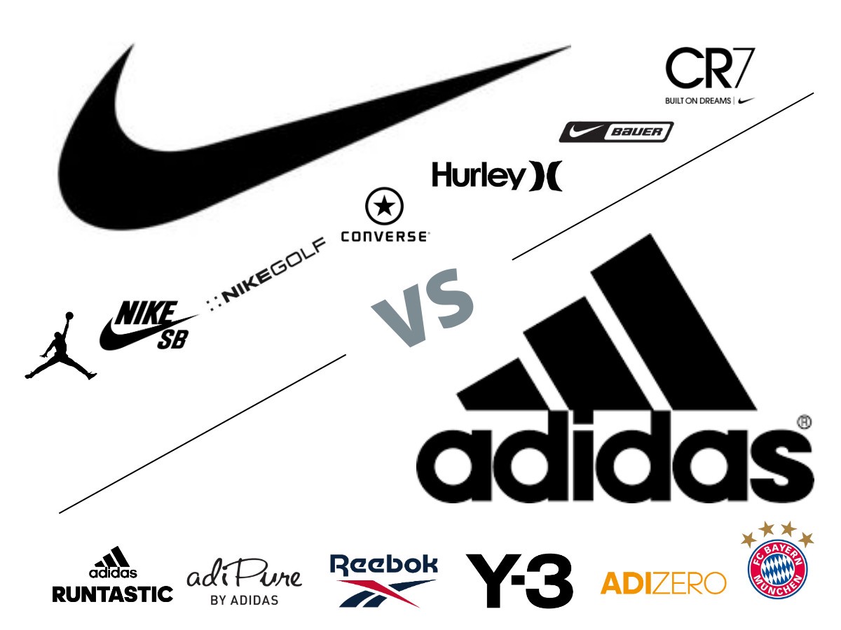 nike or adidas trainers